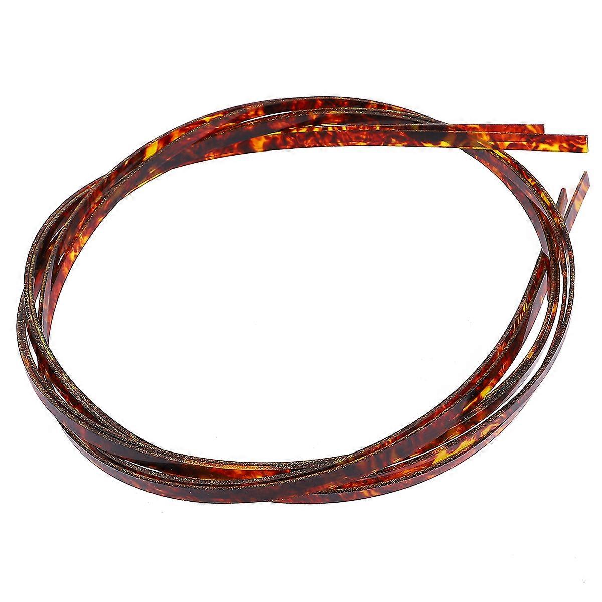 Guitar Purfling Strip ABS Binding Strip for Guitar 4Pcs