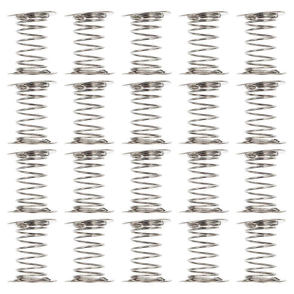 DIY 20Pcs Silver Spring Bases for Shaking Dolls Sturdy Figure Replacement
