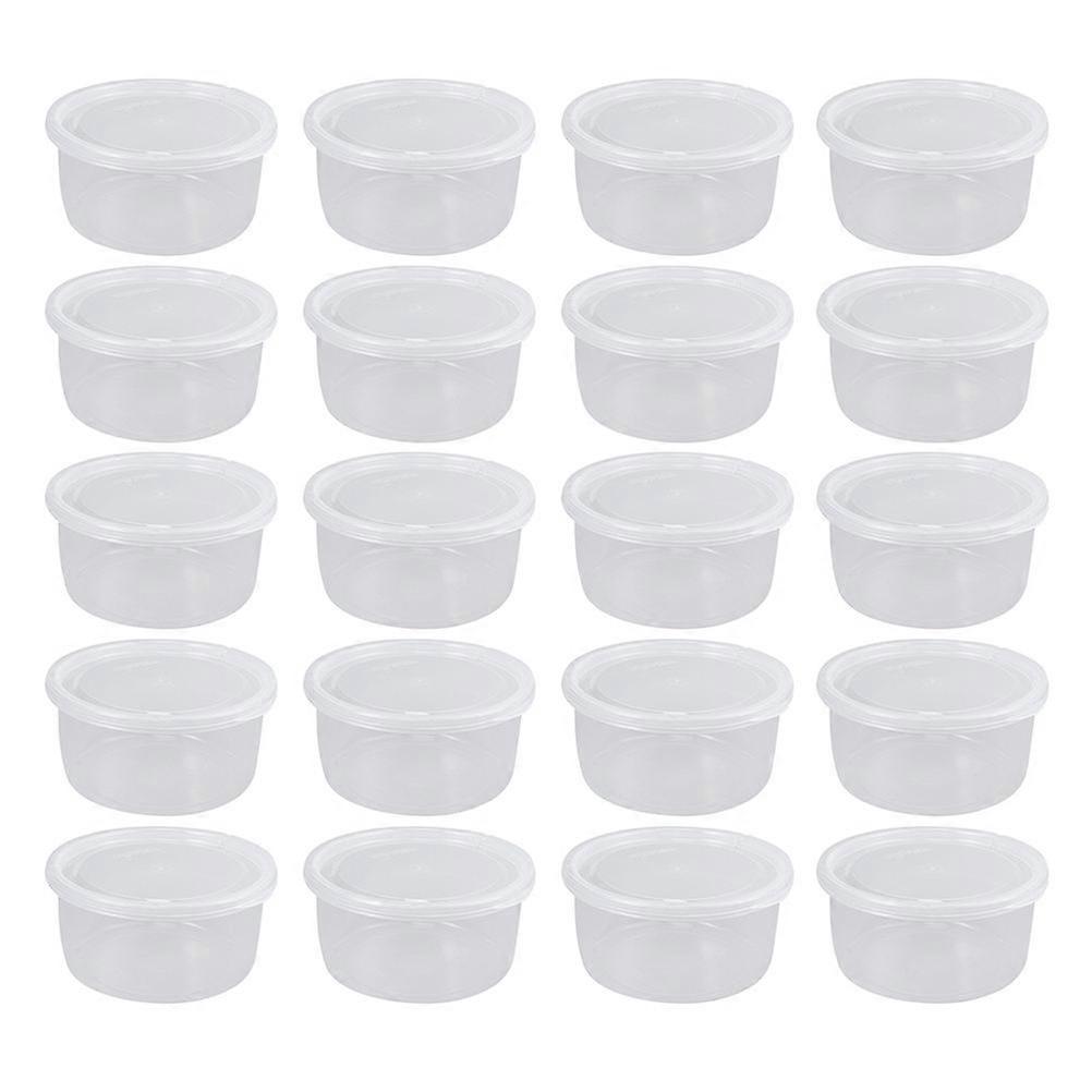 Reptile Cage Plastic Feeding Boxes for Storage Using 20Pcs White Set