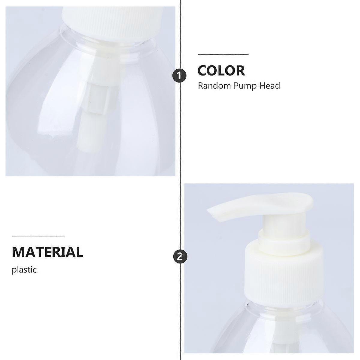 Sub Bottle for Storage 4Pcs Liquid Soap Bottles Press Pump Containers Assorted Color
