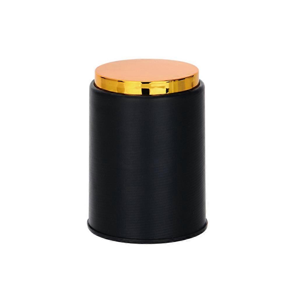 Ktv Funny Game Box 2Pcs Black Plastic PU Cylindrical Cup