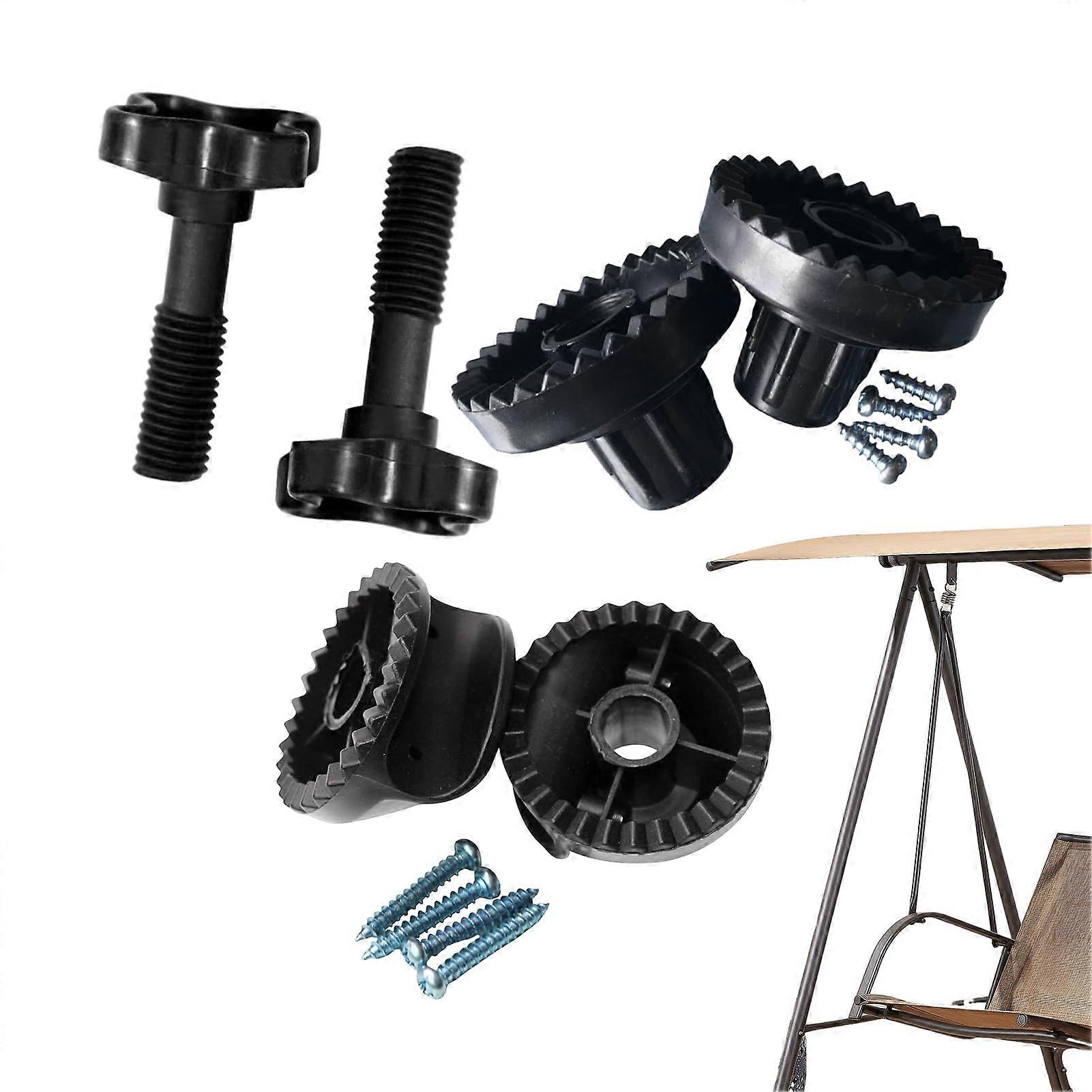 Rustproof Porch Swing Frame Replacement Kit for Outdoor Garden Patio Canopy