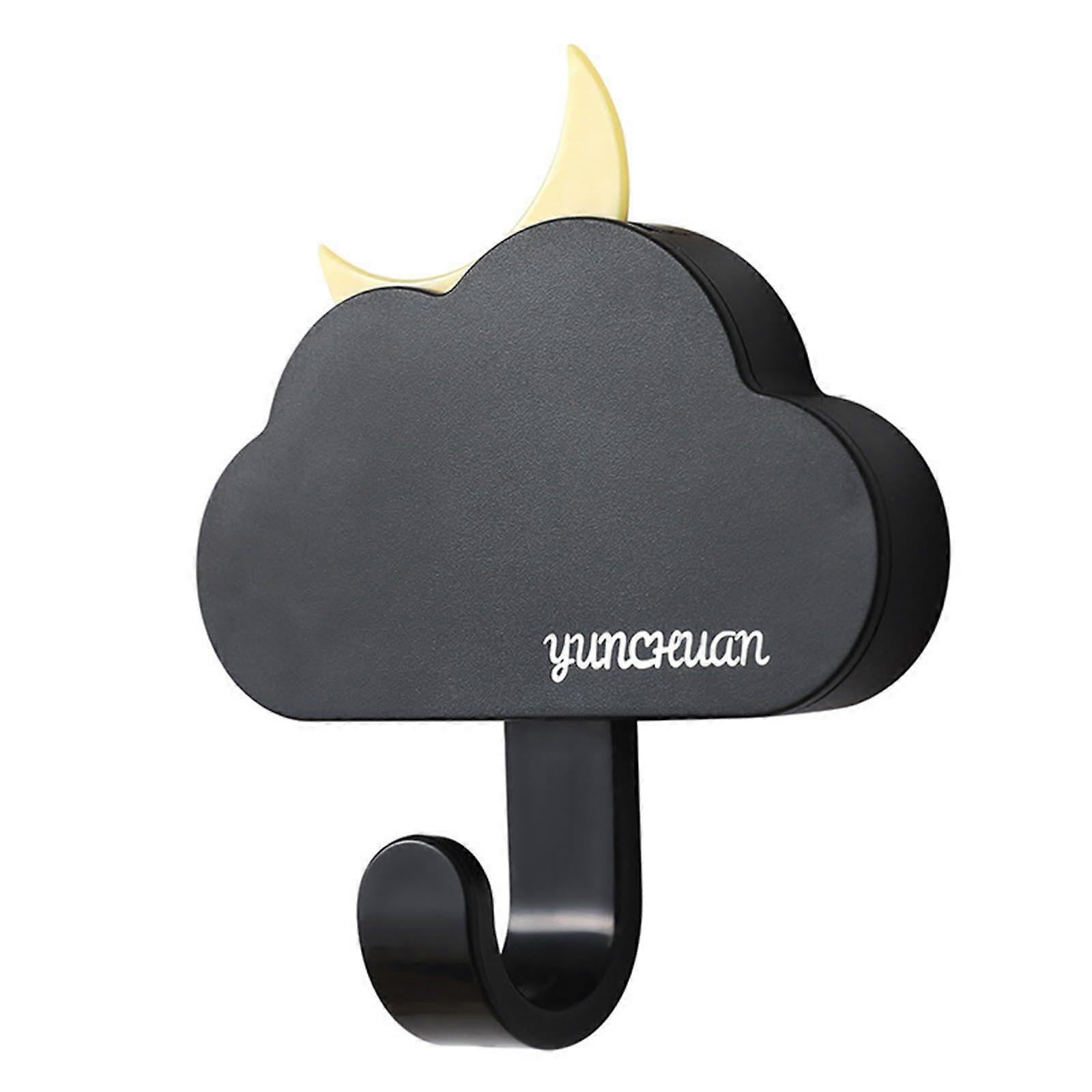 Cute Cloud Adhesive Wall Hooks NoPunch Installation for Bathroom Kitchen MultiPurpose Hanging A12