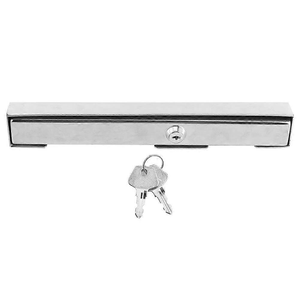 Outboard Motor Lock Stainless Steel AntiTheft Boat Engine Security with Adjustable Clamp and Keys