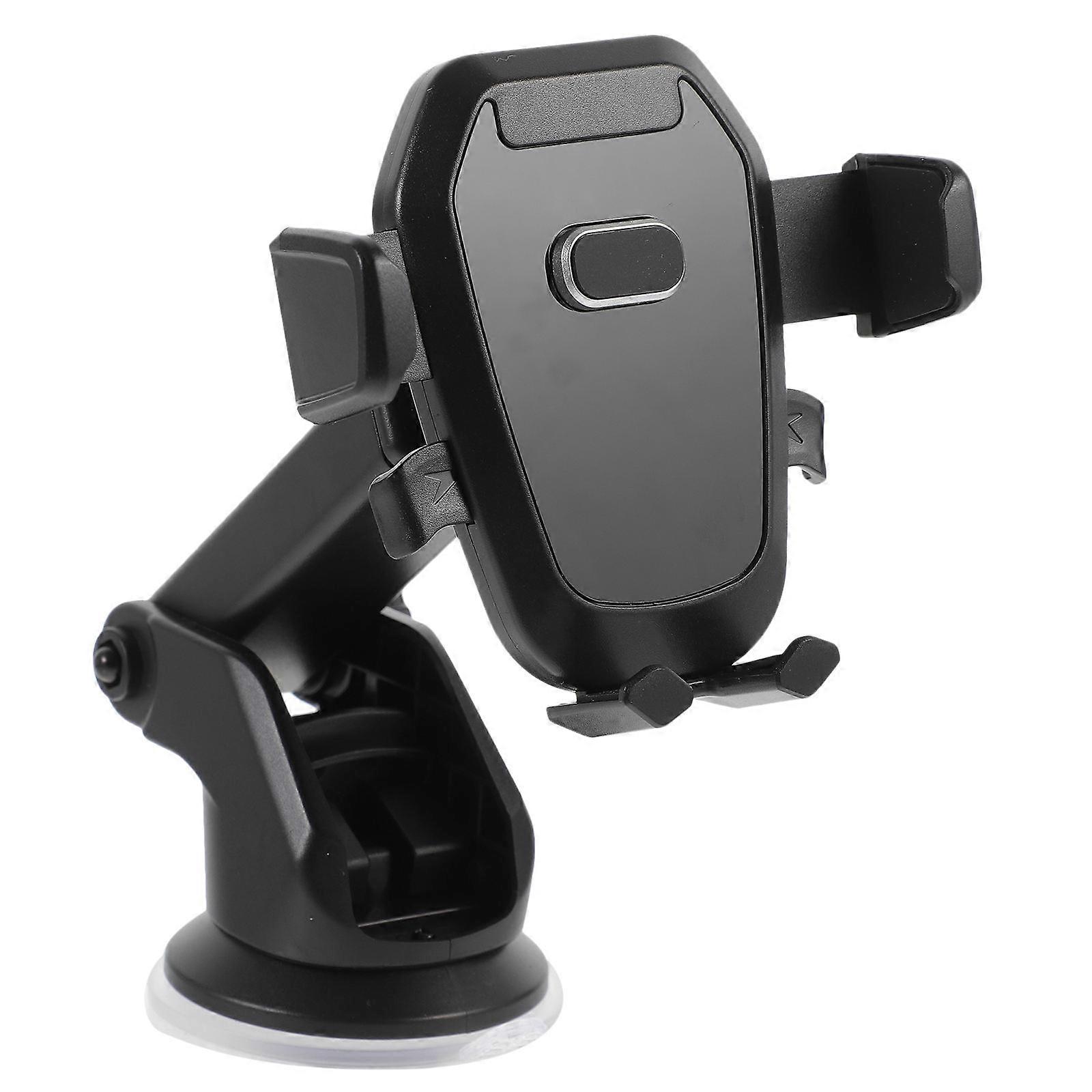 Black Dash Cam Mount for Car Use with Suction Cup 4Pcs Holder