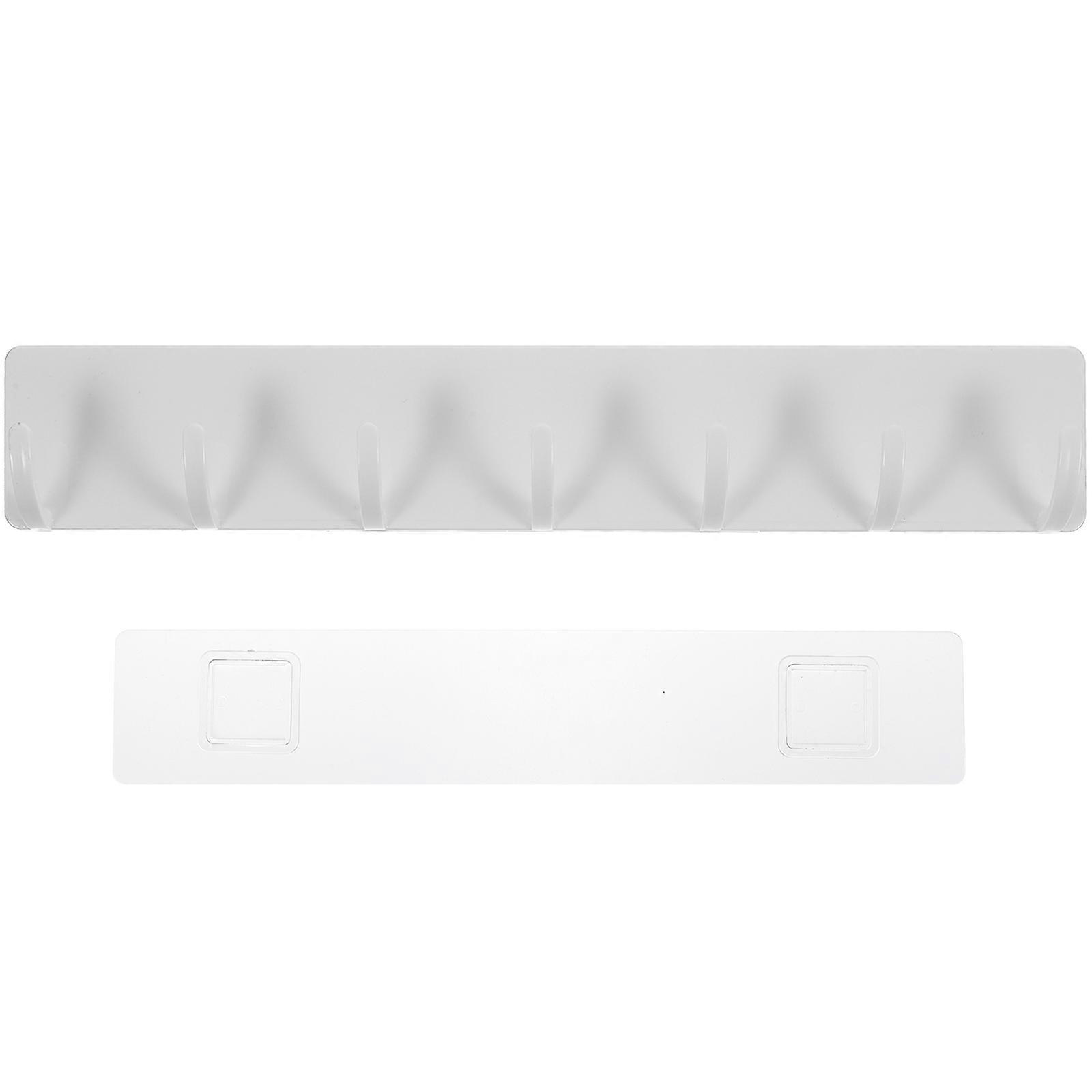 Wall-Mounted Kitchenware Hook Hanger 7-Hook Hanging Rack For Household Users Practical Design 1Set