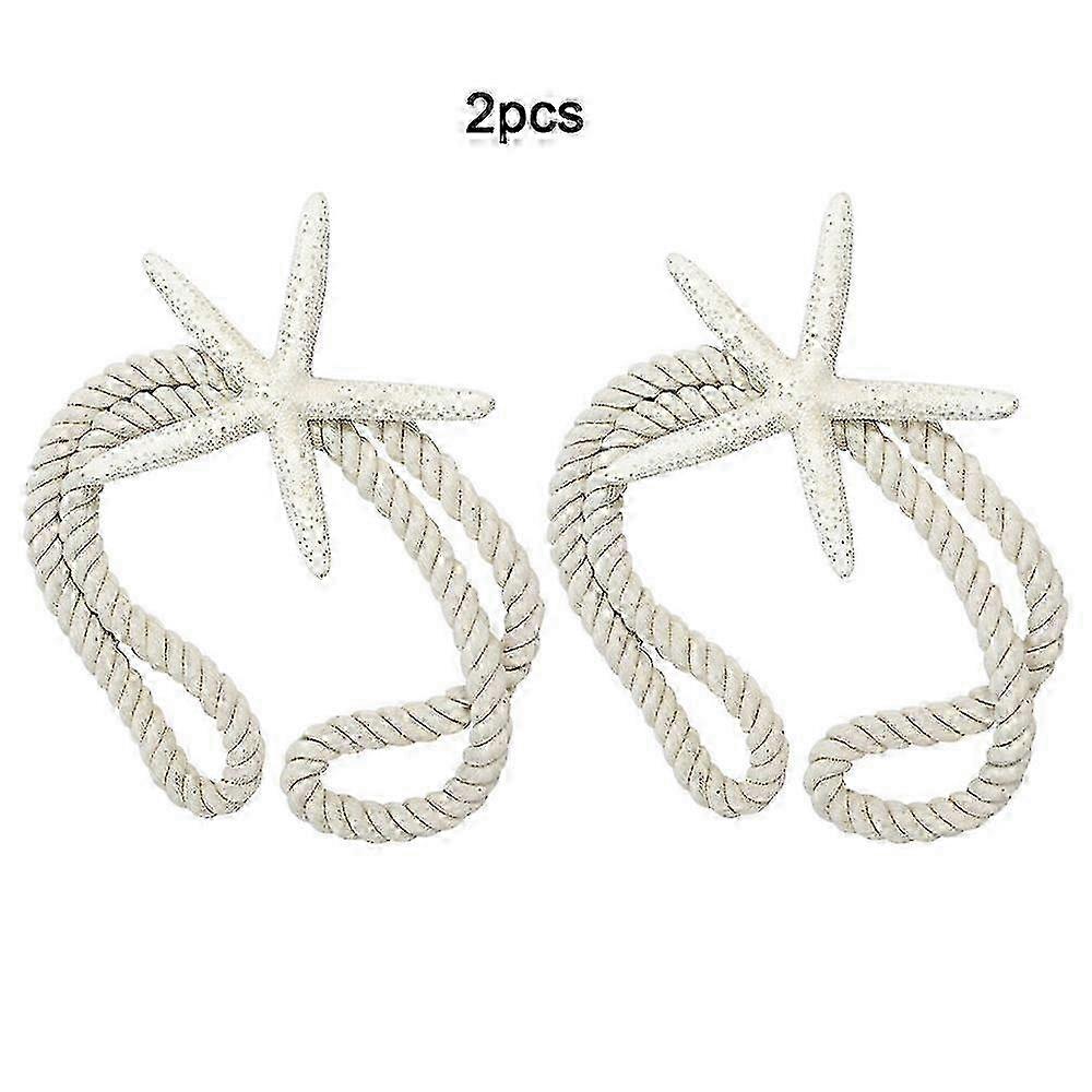 2025 Beach Decor Starfish Curtain Tiebacks Handmade