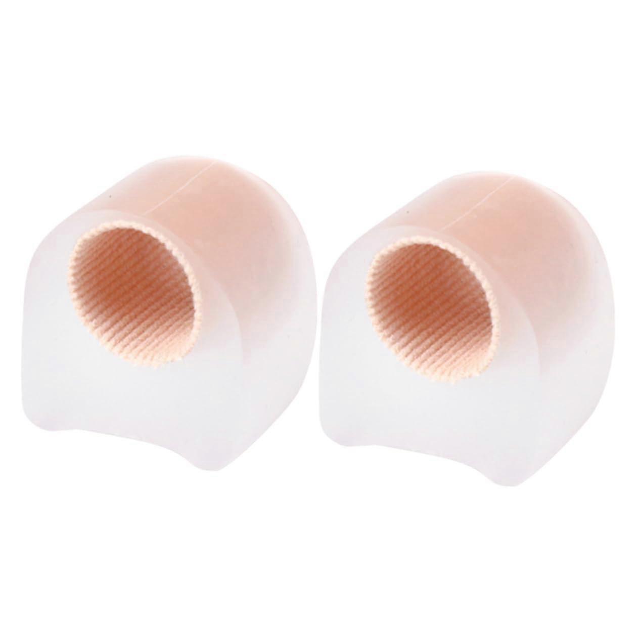 2Pcs Comfortable Toe Separators for Bunion Relief Adjustable Reusable Soft Spacers for Women