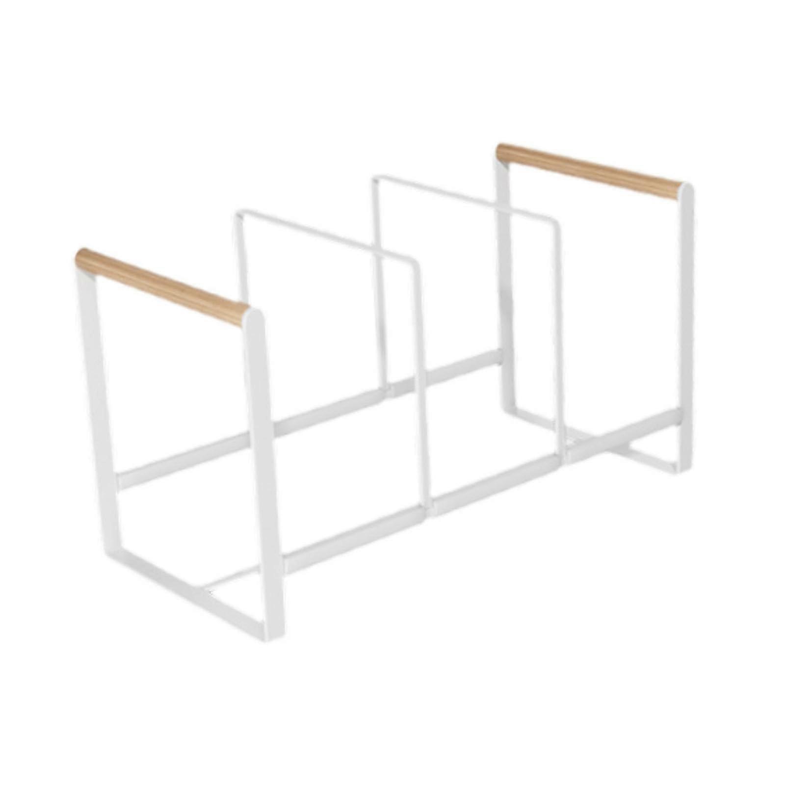 Modern Compact Dish Drying Rack with Elegant Wooden Handles and SpaceSaving Kitchen Organizer