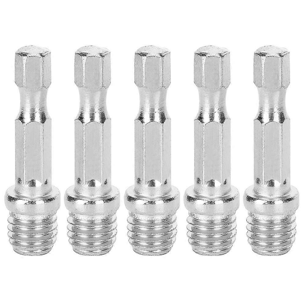 5pcs M10 Drill Adapter Set for Polishing Pads and Cutting Discs, MultiTool Compatibility