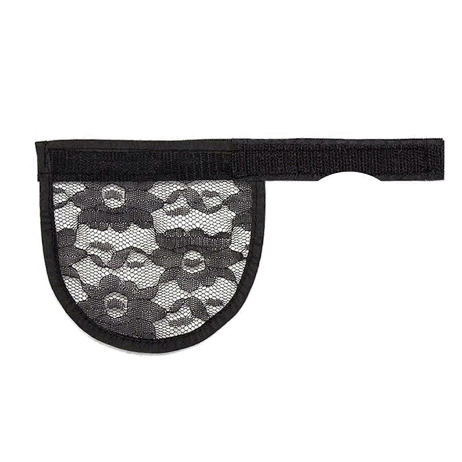 Black Nylon Wig Cap with Comb Breathable Stretch Fit for Secure Wig Placement Ponytail Net