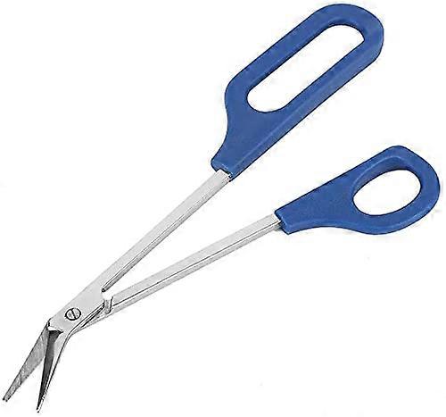 Extra Long Handle Curved Toenail Scissors for Precise Trimming and Thick Nail Shaping