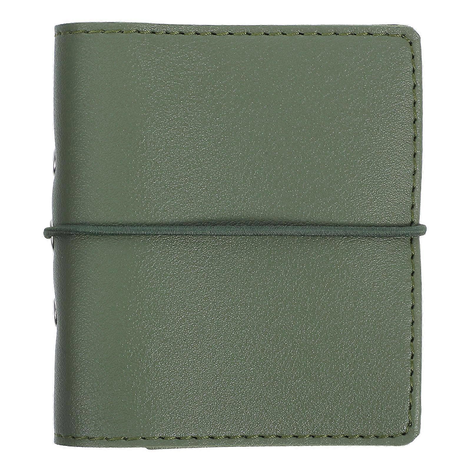 Small Spiral Notebook Green for Daily Use Writing Journal