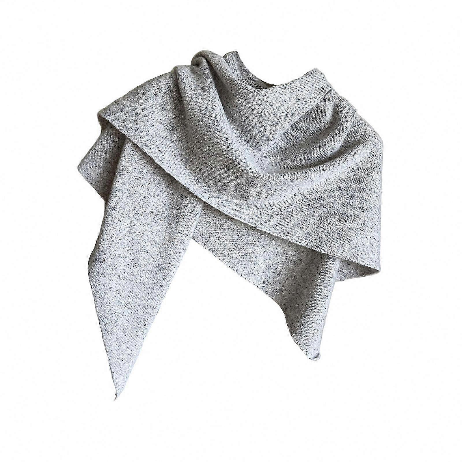 Women's Winter Triangular Shawl - Soft Oversized Wool Wrap for Cold Weather Protection and Comfortable Neck Coverage