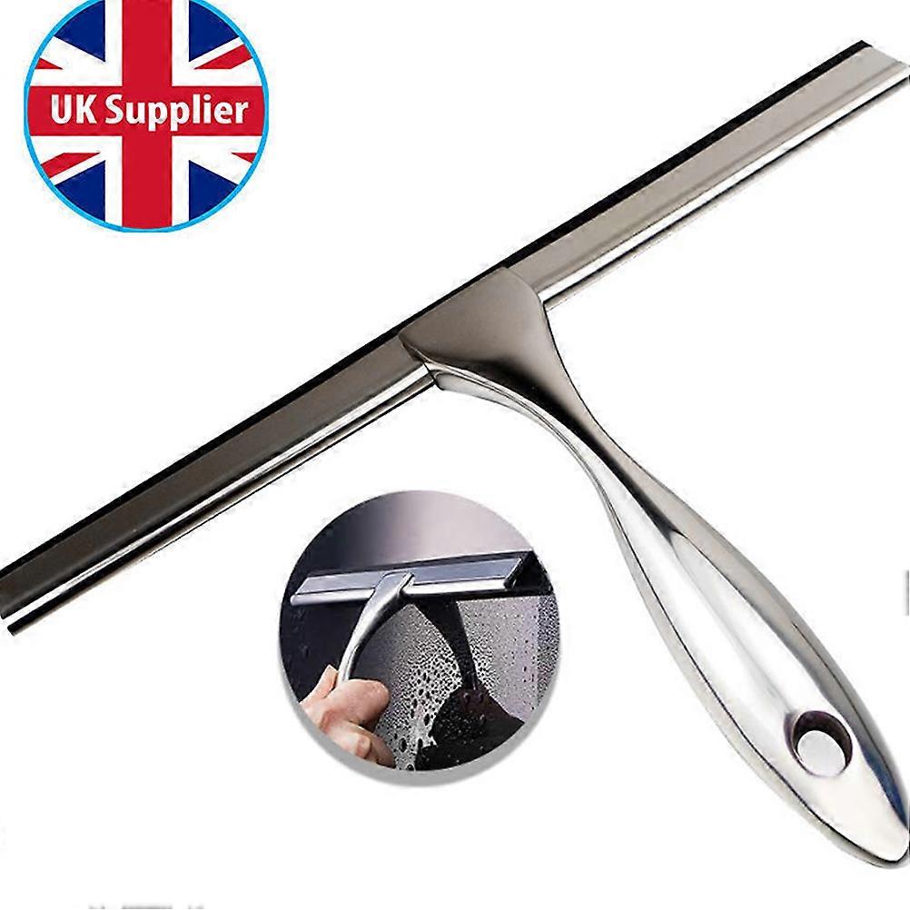 Window Cleaning Squeegee Stainless Steel Window Squeegee for Cleaning 1Pcs