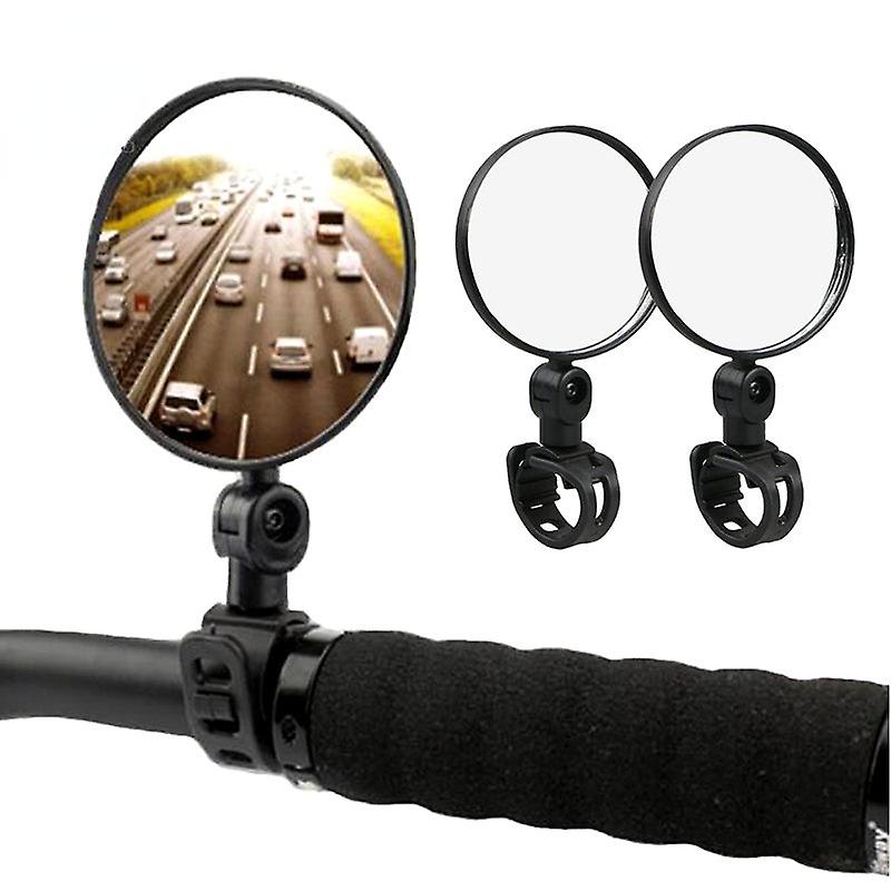 1Pc Bicycle Rearview Handlebar Mirrors Cycling Rear View Mtb Bike Silicone Handle Rearview Mirror Gyh