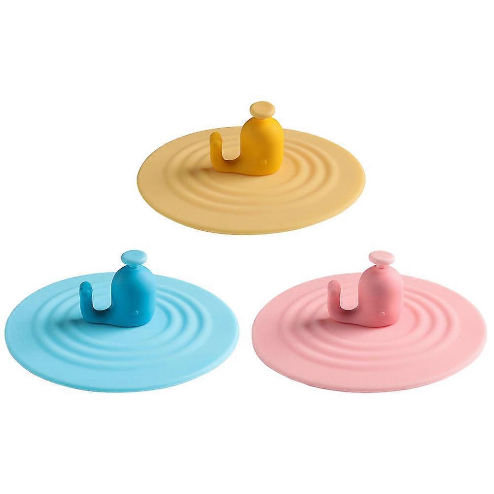 Hand-Held Cup Cover for Drinks 3Pcs Silicone Easy to Use Protective Rounded Corners