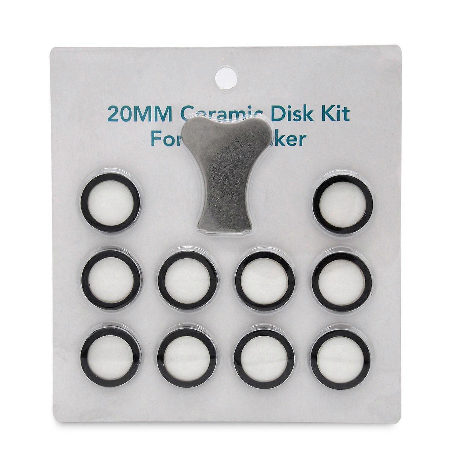11Pcs Maker Maintenance Kit, Ceramic Disk Ceramic Disk Key Kits for Fog Machine