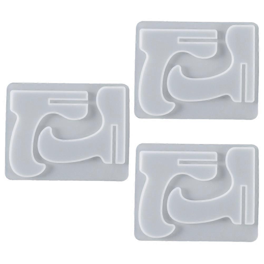 Silicone Phone Rack Mold for DIY 3Pcs Practical Silicone Mold Molds