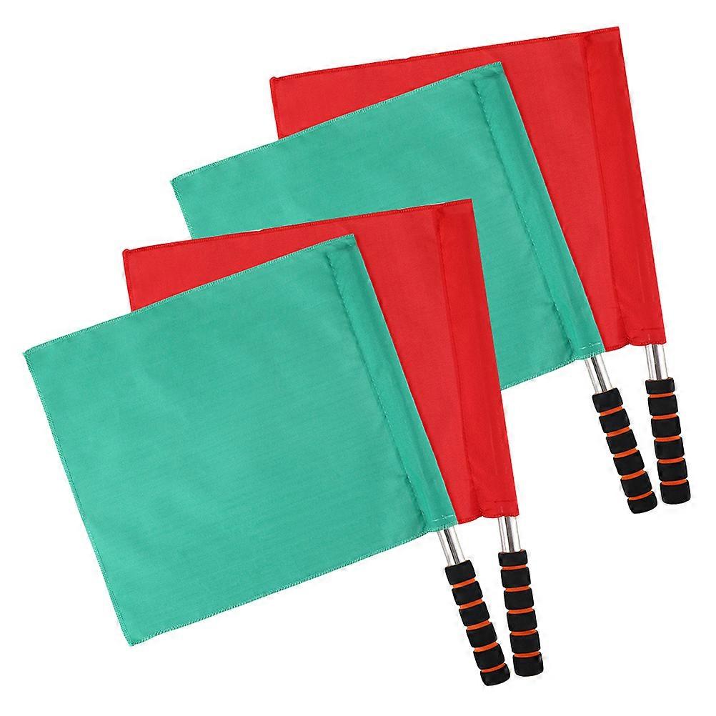 Versatile Signal Flags Set for Referee Use 12Pcs Multi-Function Handheld Flags