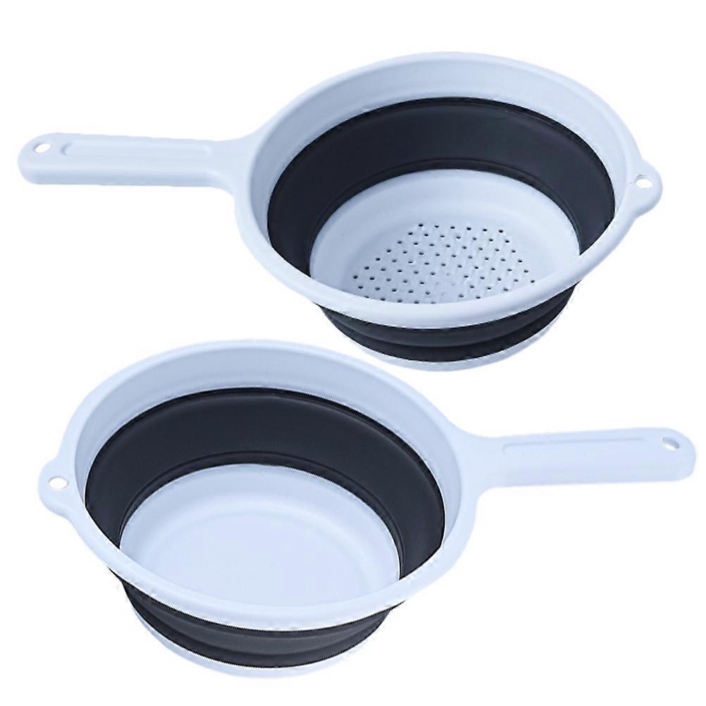 Foldable Kitchen Colander Strainer Water Ladle for Kitchen 1Set
