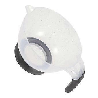 Juego de recipientes para mezclar tinte para el cabello con base de succión de silicona para teñir el cabello en salones de belleza y en casa.