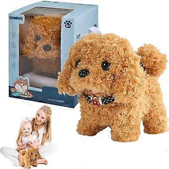 Mijn realistische robotpuppy, robotpuppy, mijn realistische robotpuppy, robotpuppy die zich gedraagt ​​als een echte puppy, schattige zachte robothond die loopt en blaft