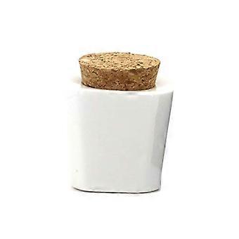 Porcelain Nail Art Dappen Dish with Wooden Lid for Acrylic Nail Liquid and Powder Mixing