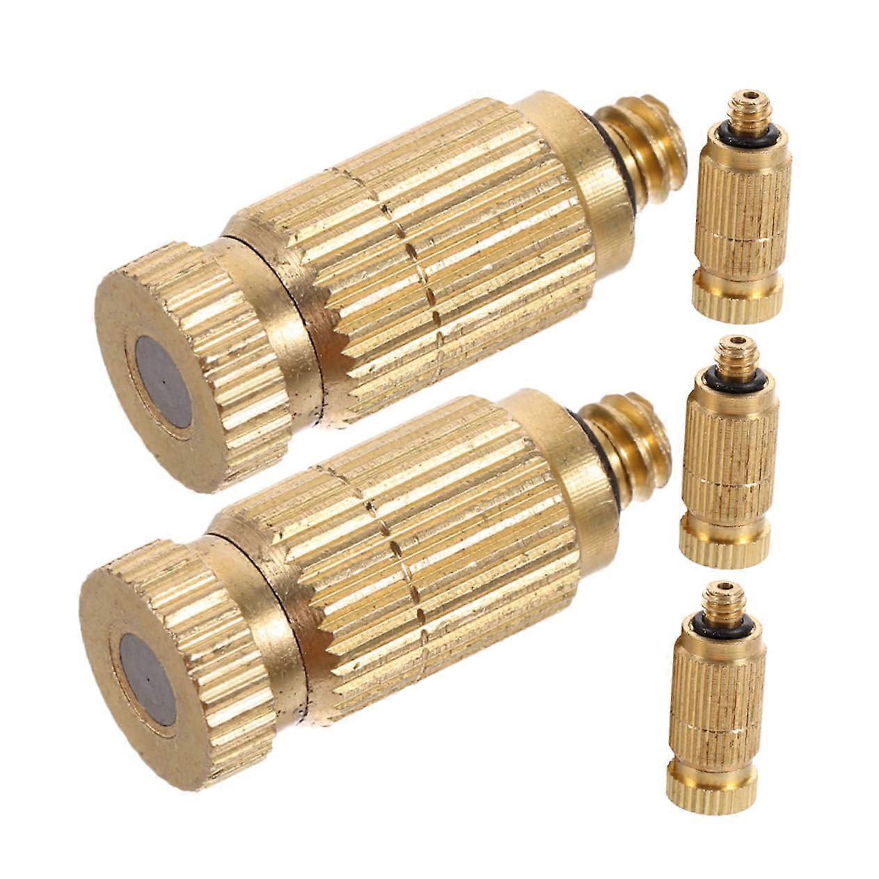 Misting Nozzles 5 Pack  Pressure Atomizing LeakProof for Garden Irrigation and Cooling