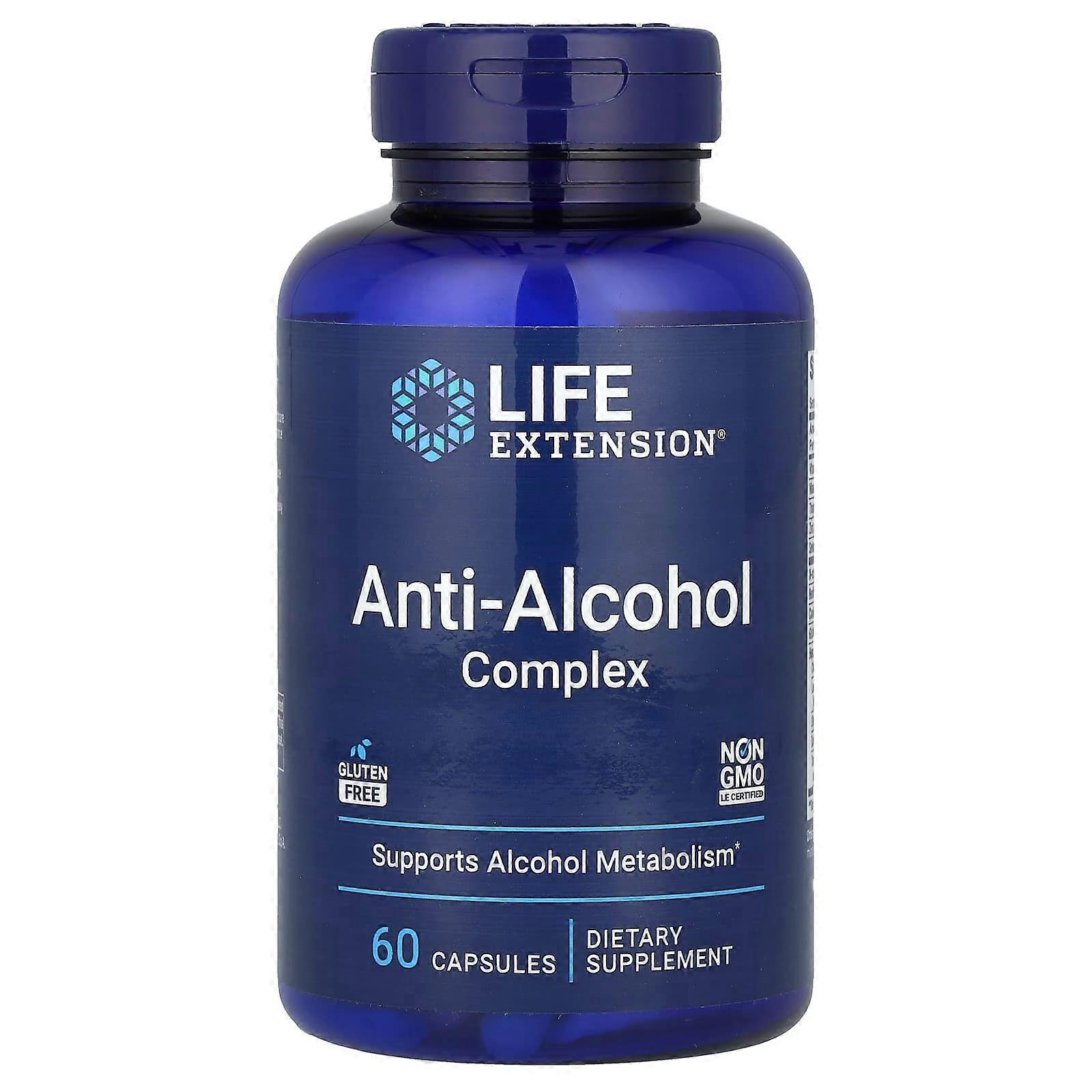 Prelungirea vieții, Complex anti-alcool, 60 capsule