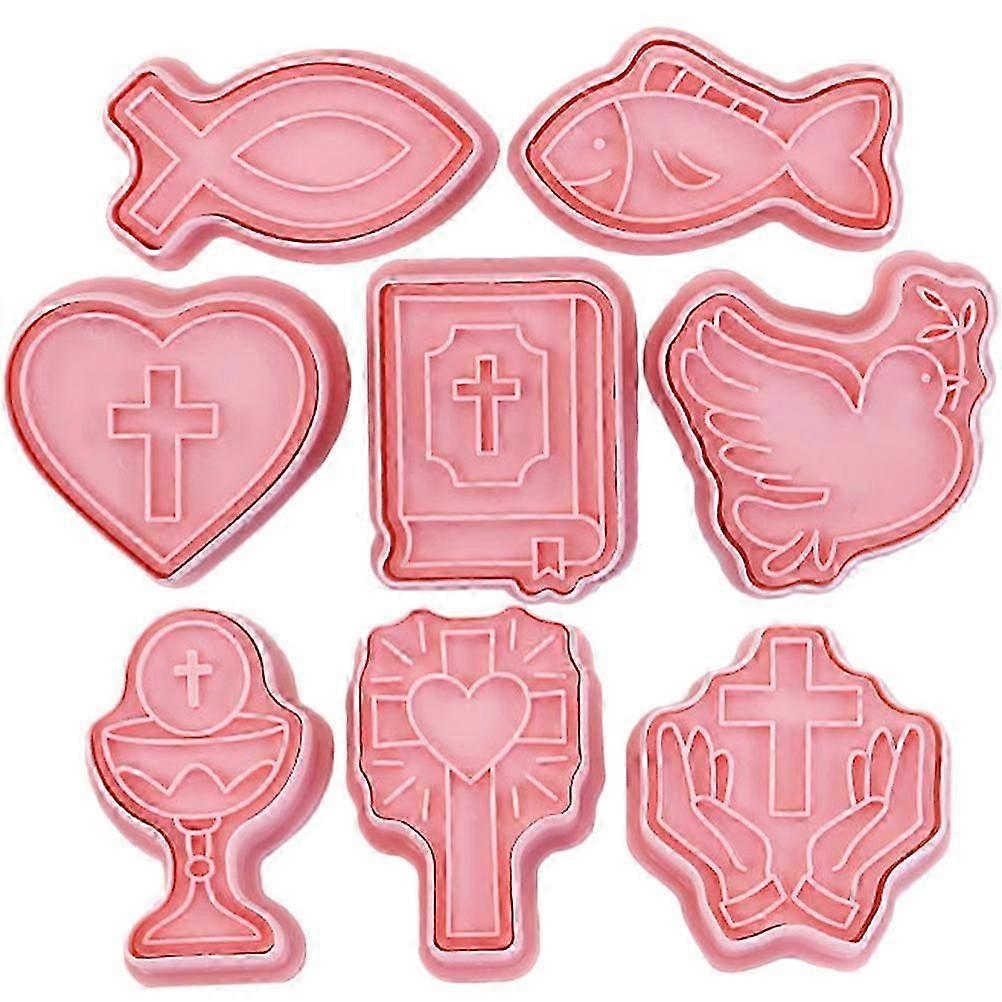 8pcs Easter Cookie Mold Cookie Baking Molds Cookie Press Molds Baking Supplies