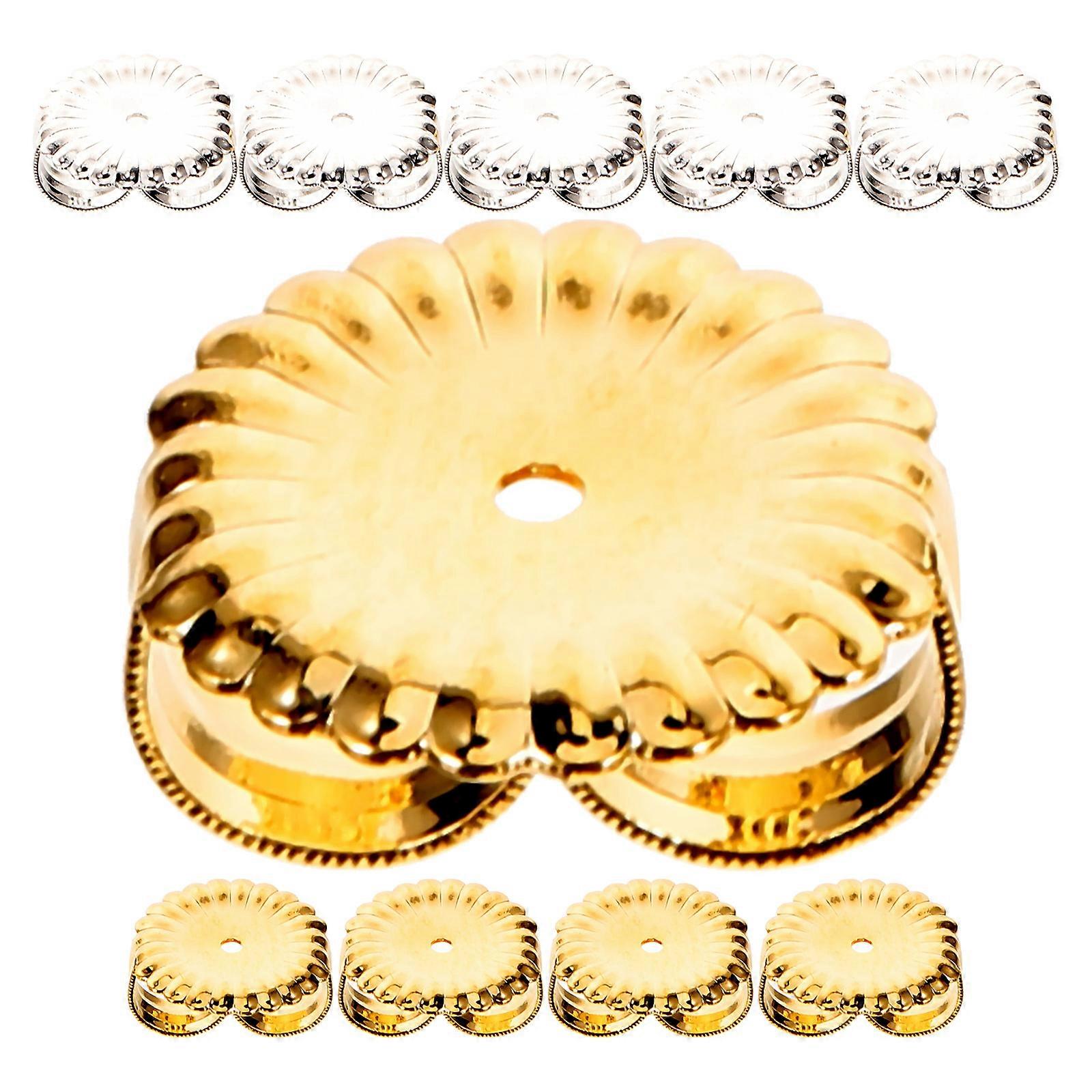 Earring Stoppers Copper Replacement Earring Backs with 40Pcs for