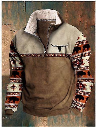 Herren-Langarmshirt mit Print