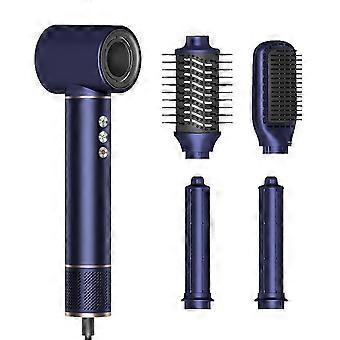 Sèche-cheveux à ions négatifs 5-en-1 Sèche-cheveux Brosse Fer à boucler automatique à air Prise UE
