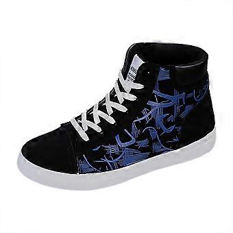 Chaussures de sport décontractées pour hommes, en toile et peluche, style chausson, plates, à lacets, modèle 574V2