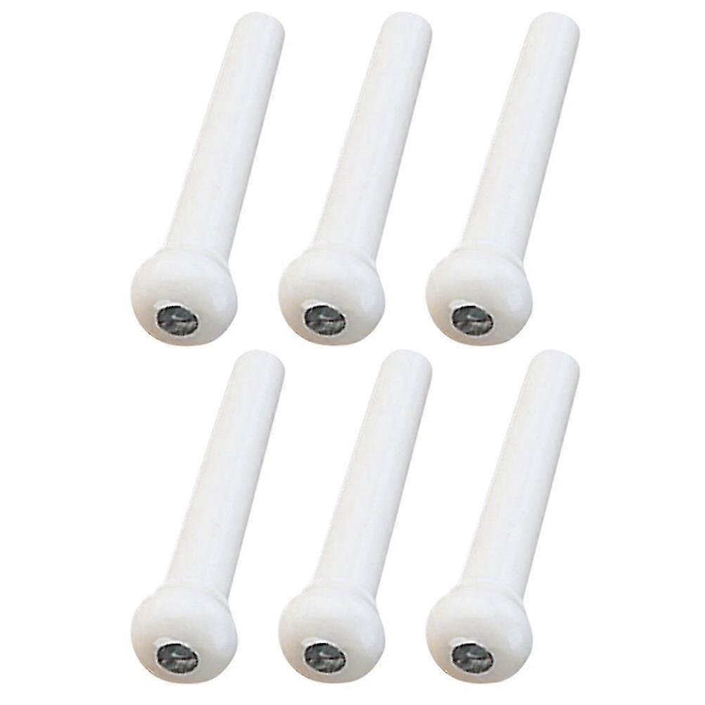 Plastic Guitar Bridge Pins Replacement 12Pcs