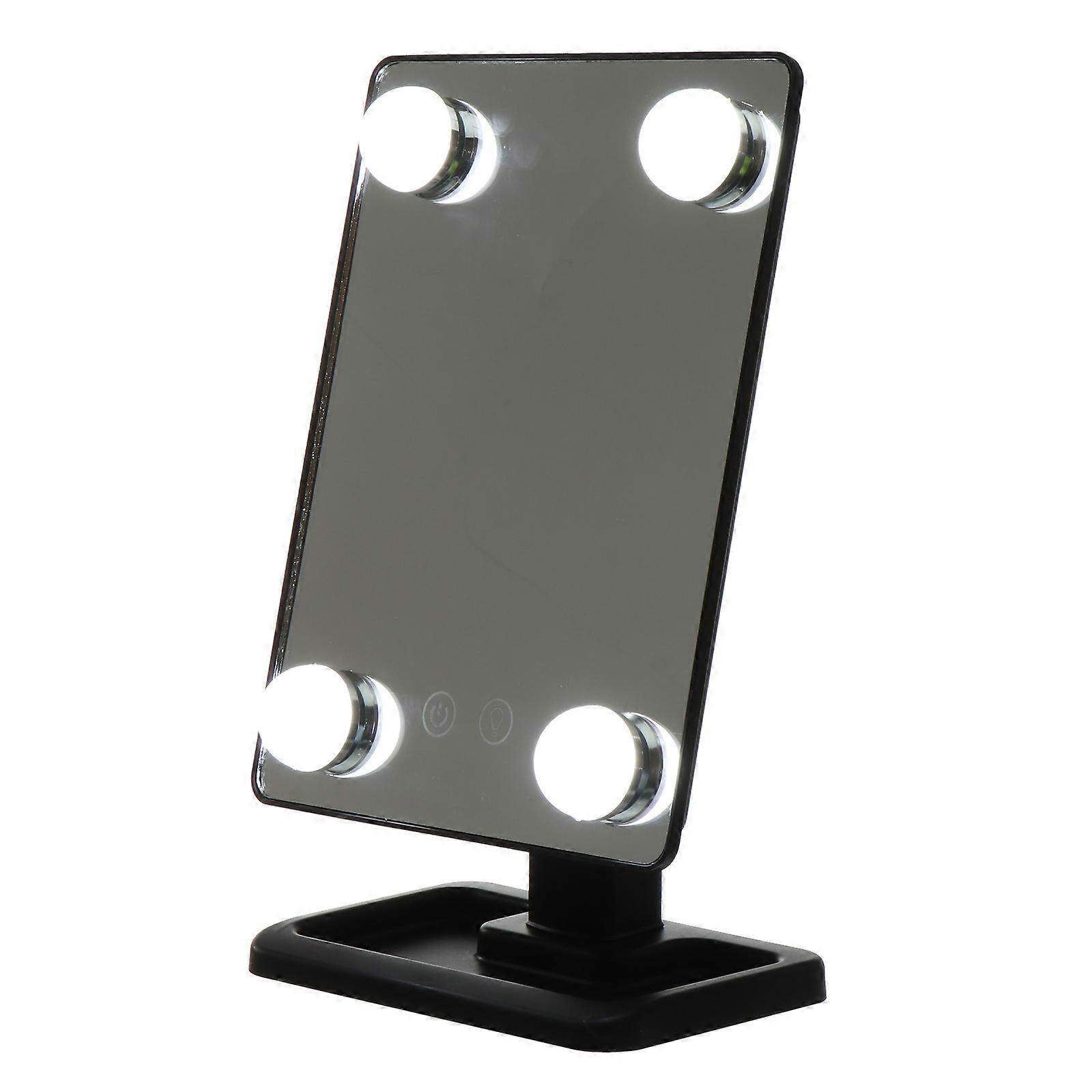 LED Makeup Mirror Vanity Mirror for Desktop with Swivel Function
