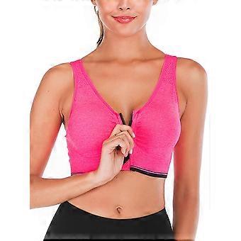 Women's Plus Size Sports Bras Removable Padded Support Active Performance Racerback Sports Bra Activewear Tank Tops Bra