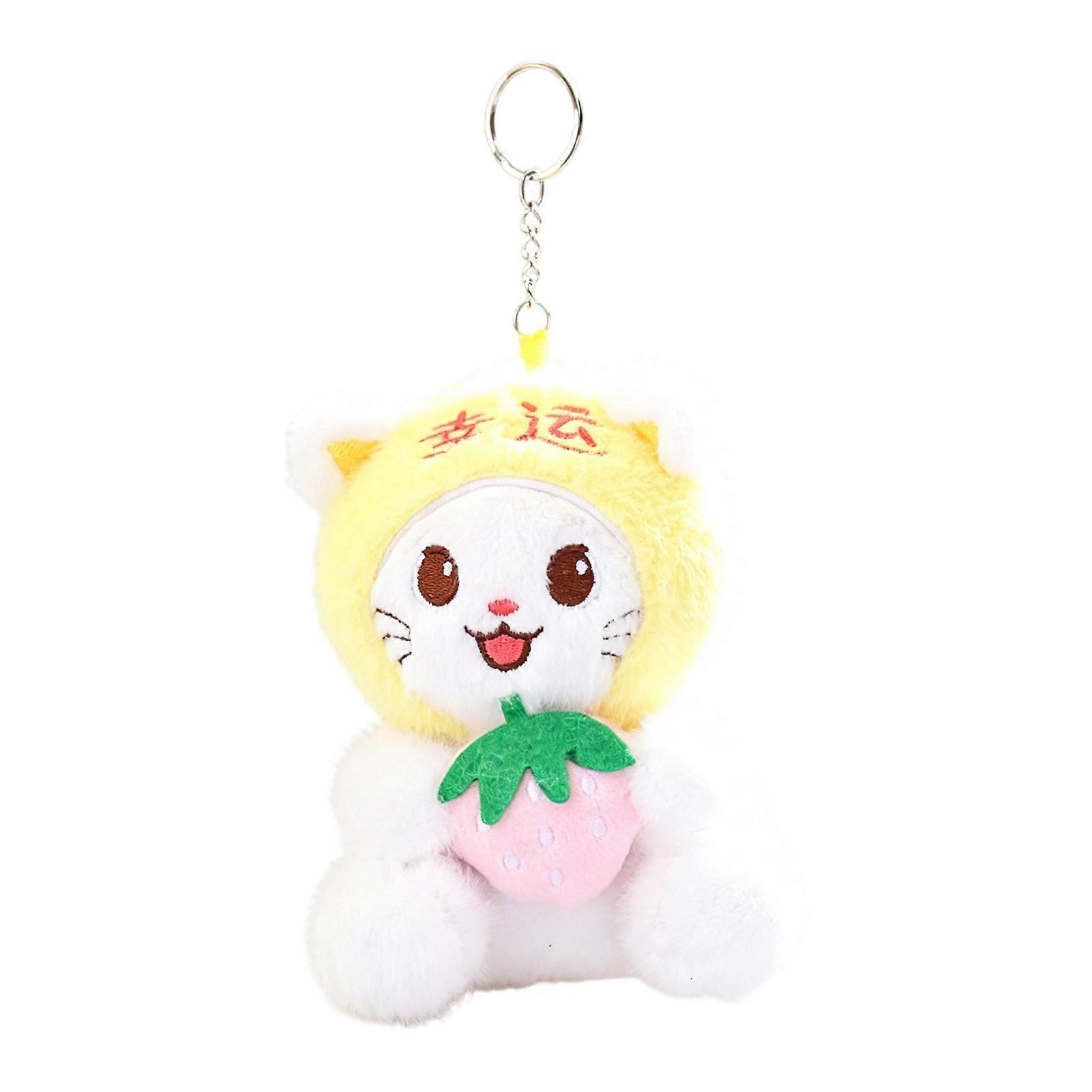 Cat Donut Keyring - Cute & Durable - for Backpack Accessory