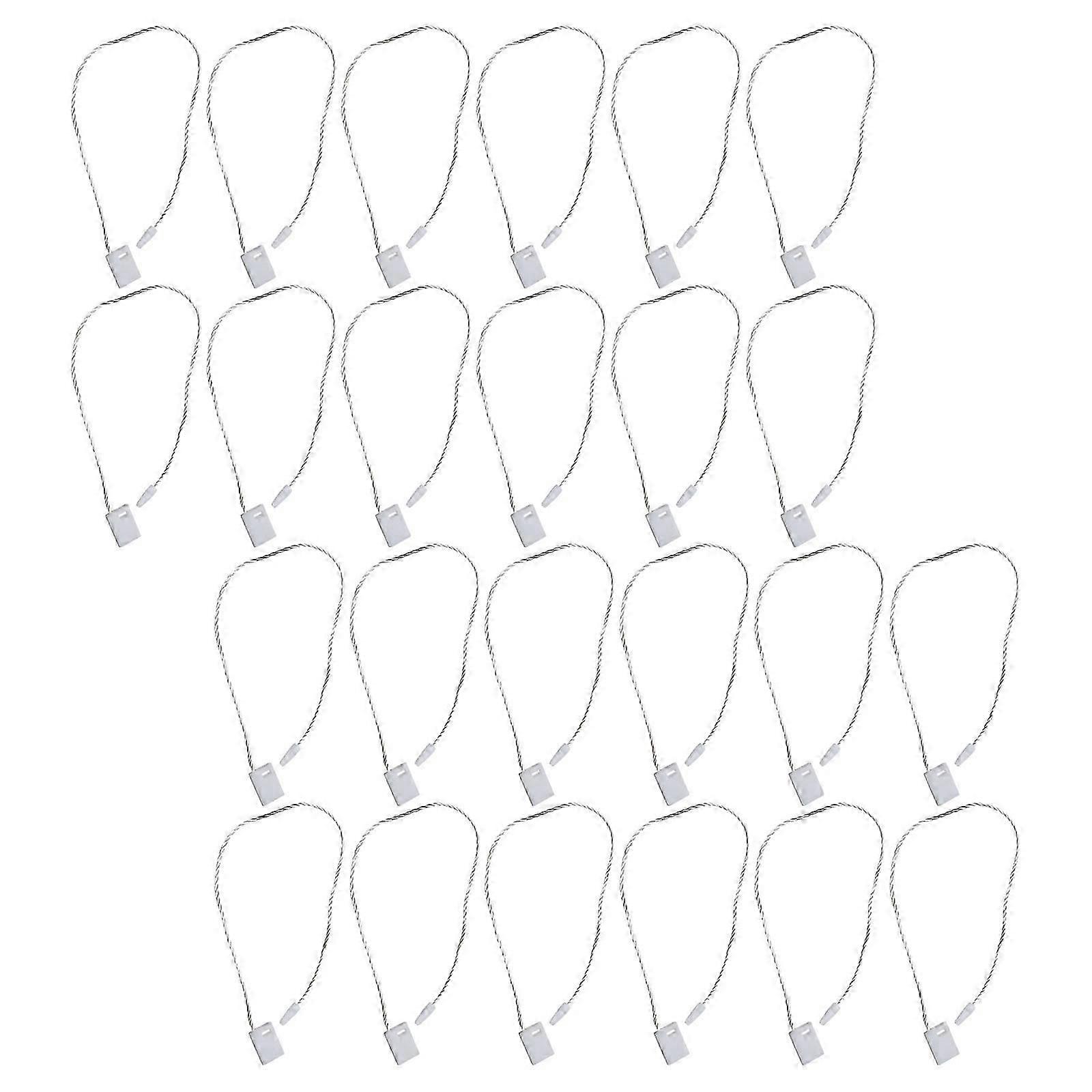 Tie String Rope for Clothes Use 1Pack Plastic Fastener White