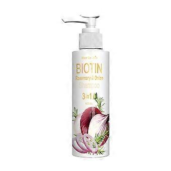 Máscara capilar e shampoo com óleo de semente de cebola preta (150g) para cabelos revitalizados, macios e brilhantes.