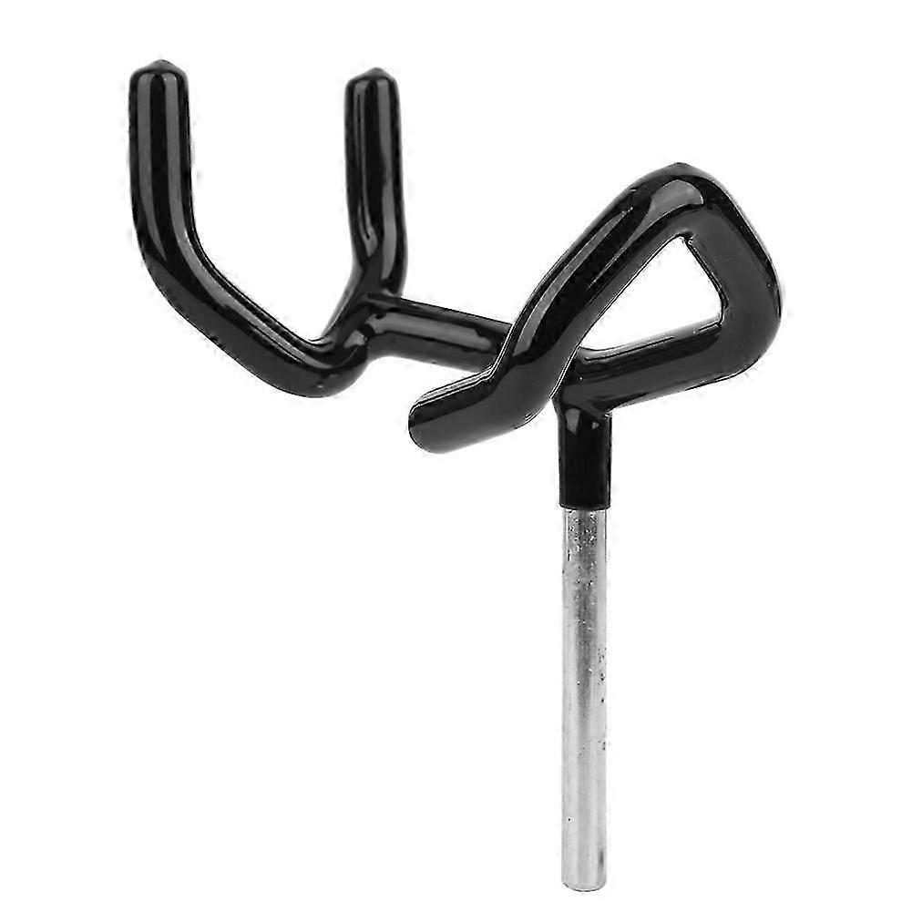 Support de microphone en métal noir