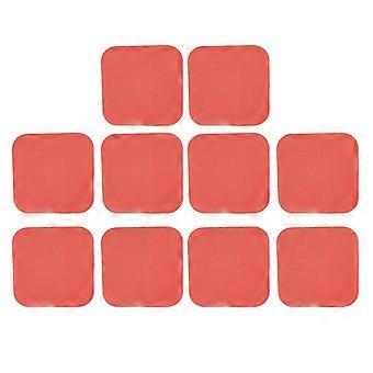 10PCS Soccer Spot Marker PP 23cm Quadrato Piatto Calcio Pavimento Dots per Outdoor Speed Training p