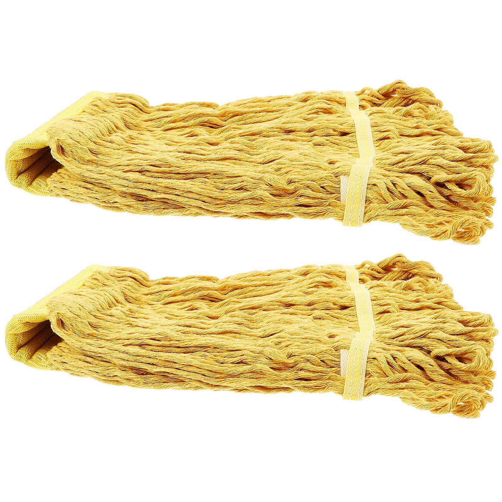 2pcs Mop Head Replacement General Cleaning Mop Replacement Head Industrial Mop Heads
