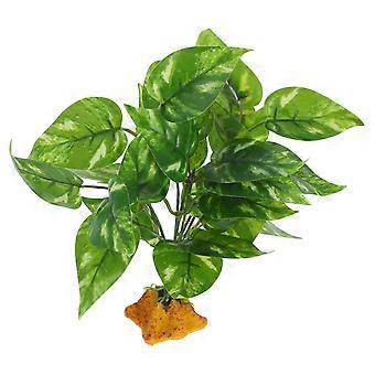 Terrarium Kunstige Planter Fisketank Realistisk Reptil Falsk Habitat Plante Bonsai Skjeggagame Tanktilbehør