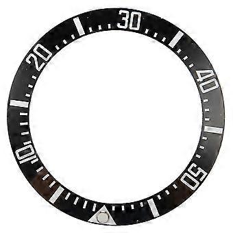 Luneta de relógio de 40 mm em cerâmica, substituição compatível com Rolex Deepsea.