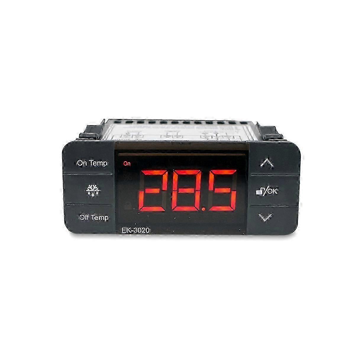 EK-3020 Digital Temperature Controller 220V Temperature Controller Sensor for Refrigerator Cooling and Defrosting