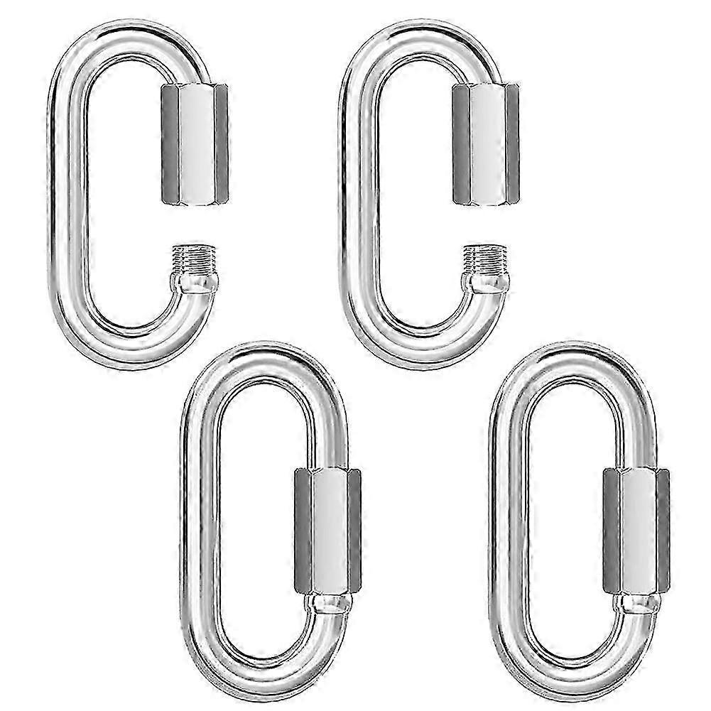 Stainless Steel Quick Chain Links compatible with Hammocks, Shade Sails, Rigging