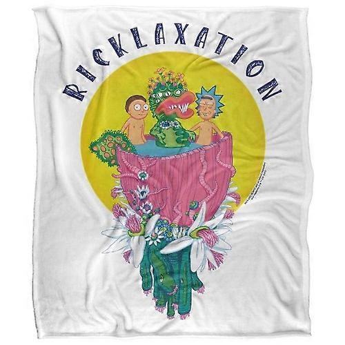 Rick And Morty Ricklaxation Soft Touch Blanket