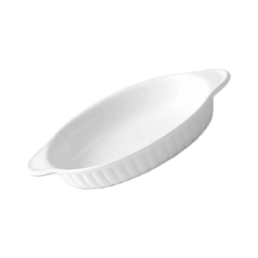 Gratin Pan Ceramic Bakeware with Double Handles for Baking Use